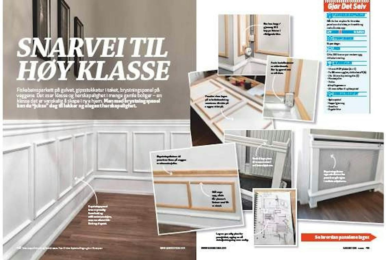 Bygg brystpanel på en helg Bygg brystpanel på en helg